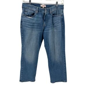 Lucky Brand Womens Straight Leg Medium Wash Blue Denim Jeans Size 14/32